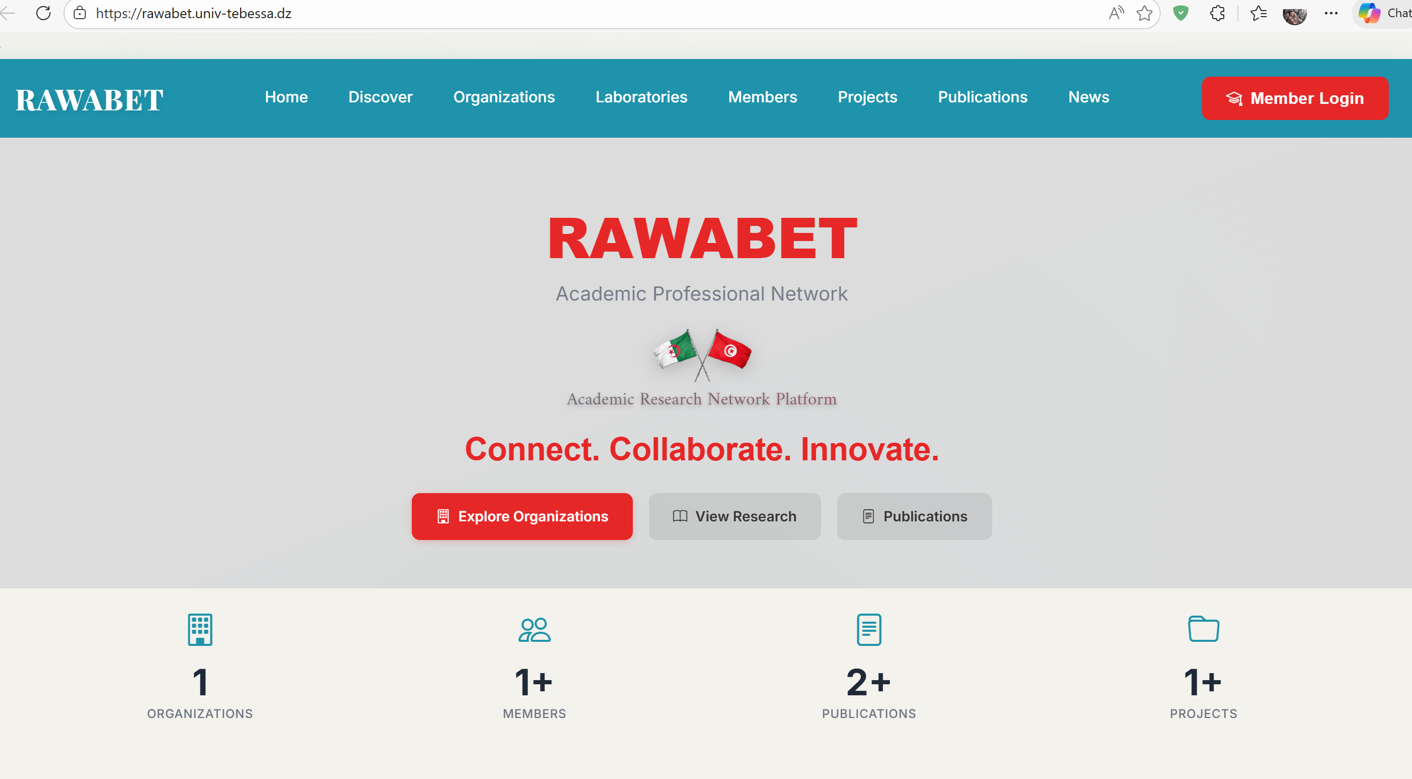 RAWABET - Academic Network